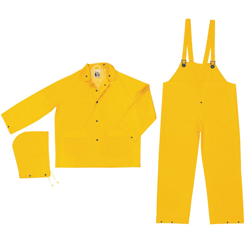 Ensemble imperm&eacute;able de s&eacute;rie classique, Polyester/PVC, T-Grand, Jaune Les Fournitures Industrielles Méga