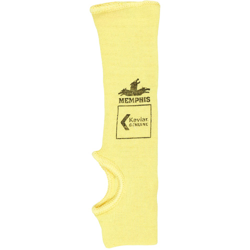 Safety Cut Pro Single-Ply Cut Resistant Sleeve, Kevlar&reg;, 10", ASTM ANSI Level A2, Yellow Les Fournitures Industrielles Méga