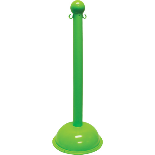 Heavy-Duty Stanchion, 40" High, Green Les Fournitures Industrielles Méga