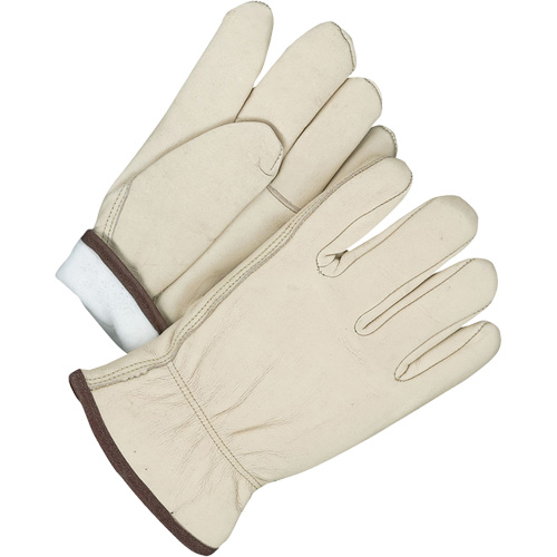 Gants pour conducteur/cordeur, 10, Paume en Cuir fleur de vache, Thinsulate Les Fournitures Industrielles Méga