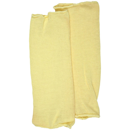 Manchon r&eacute;sistant &agrave; la coupe Cut Pro 1 couche, Kevlar, 10", ASTM ANSI niveau A2, Jaune Les Fournitures Industrielles Méga