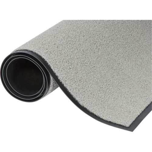 Tapis d'accueil Jasper, Essuie-pieds/grattoir, 3' x 5' x 5/16", Gris Les Fournitures Industrielles Méga