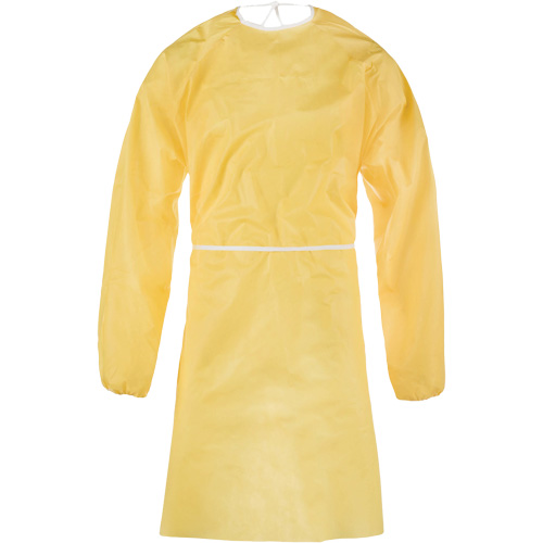 Blouse ChemMax 1, Taille unique, Jaune, Poly&eacute;thyl&egrave;ne/Polypropyl&egrave;ne Les Fournitures Industrielles Méga