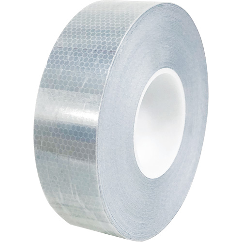 Ruban de marquage &agrave; grande visibilit&eacute;, 2" la x 150' lo, Blanc Les Fournitures Industrielles Méga