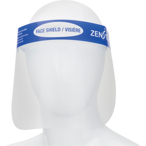 Disposable Faceshield with Head Gear, PET Les Fournitures Industrielles Méga