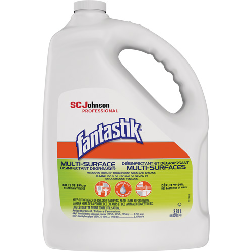 Fantastik&reg; Professional Multi-Surface Disinfectant & Degreaser, 3.78 L, Jug Les Fournitures Industrielles Méga