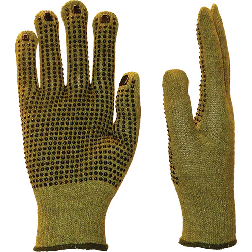 Confortpicot Cut Resistant Gloves, Size 9, 10 Gauge, PVC Coated, Aramid Shell, EN 388 Level 3 Les Fournitures Industrielles Méga