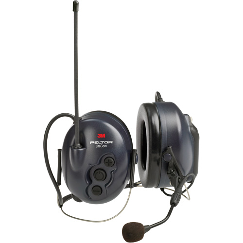 Casque d'&eacute;coute Peltor LiteCom FRS, Style Cordon cervical, 26 dB Les Fournitures Industrielles Méga