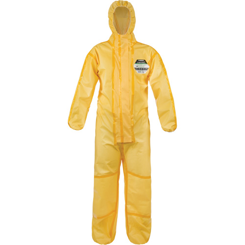 ChemMax&reg; 1 Coveralls, Polyethylene/Polypropylene, 4X-Large, Yellow Les Fournitures Industrielles Méga