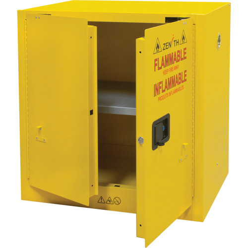 Armoire pour produits inflammables, 22 gal., 2 Porte(s), 35" La x 35" h x 22" p Les Fournitures Industrielles Méga