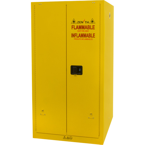 Armoire pour produits inflammables, 60 gal., 2 Porte(s), 34" La x 65" h x 34" p Les Fournitures Industrielles Méga