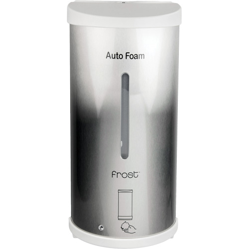 Distributeur de savon et de d&eacute;sinfectant en mousse, Sans contact, Capacit&eacute; de 800 ml, Format Vrac Les Fournitures Industrielles Méga