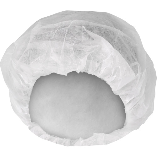 Bonnets bouffants &agrave; usage l&eacute;ger KleenGuard A10, SMMMS, 21", Blanc Les Fournitures Industrielles Méga