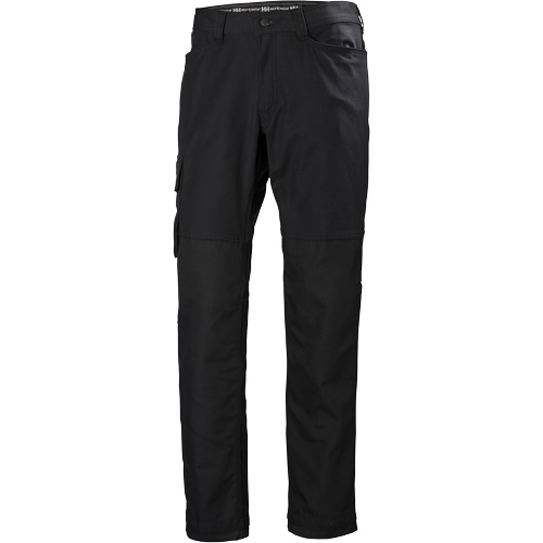 Oxford Service Pants, Poly-Cotton, Black, Size 30, 30 Inseam Les Fournitures Industrielles Méga