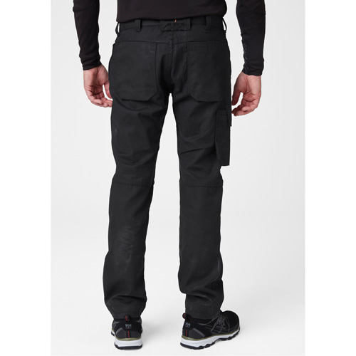 Oxford Service Pants, Poly-Cotton, Black, Size 30, 30 Inseam Les Fournitures Industrielles Méga