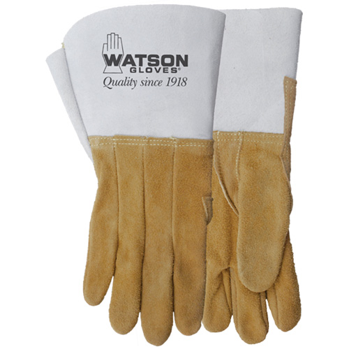 Gants de soudeur Buckweld, Cuir d'&eacute;lan refendu, Taille 8 Les Fournitures Industrielles Méga