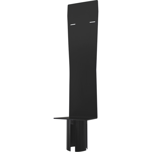 Dispenser Holder for Crowd Control Post, Black Les Fournitures Industrielles Méga