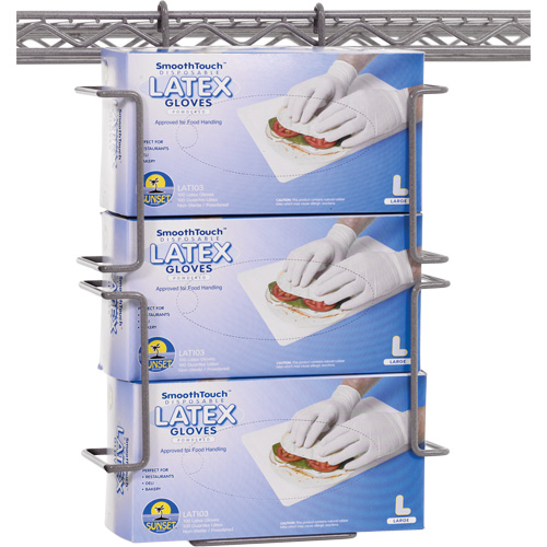 Support horizontal triple pour boîte de gants Les Fournitures Industrielles Méga