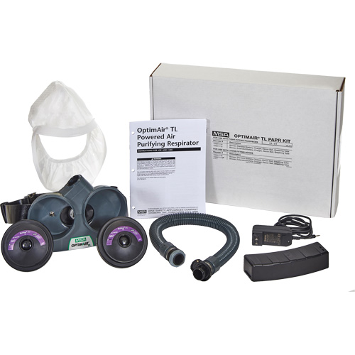 OptimAir&reg; TL PAPR Response Kit, Headcover & Faceshield, Lithium-Ion Battery Les Fournitures Industrielles Méga