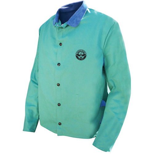 Veste de soudage Gander Brand Banox FR, Coton, Grand, Vert Les Fournitures Industrielles Méga
