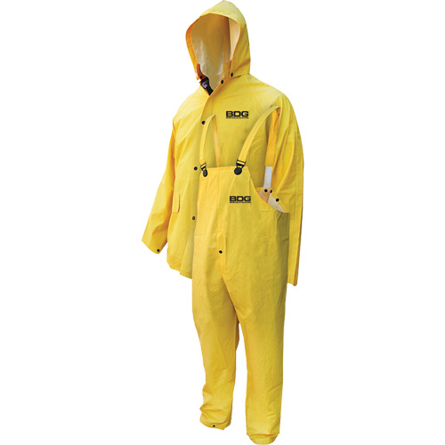 Deny 3-Piece FR Rainwear Suit, 5X-Large, Yellow Les Fournitures Industrielles Méga
