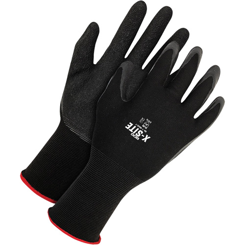 X-Site Coated Gloves, 11, Latex Coating, 15 Gauge, Nylon Shell Les Fournitures Industrielles Méga