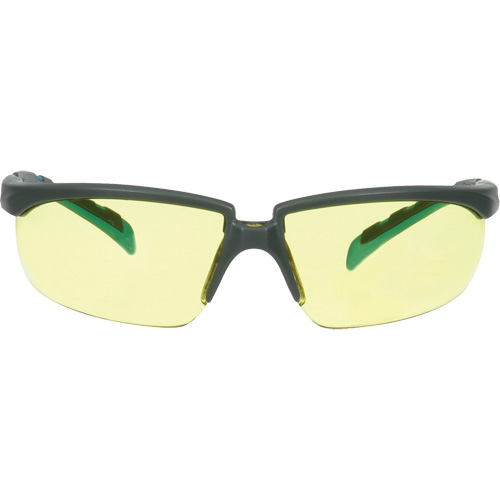 Lunettes de s&eacute;curit&eacute; de la s&eacute;rie Solus 2000, Lentille Ambr&eacute;e, Antibu&eacute;e/Anti-&eacute;gratignures, ANSI Z87+ Les Fournitures Industrielles Méga