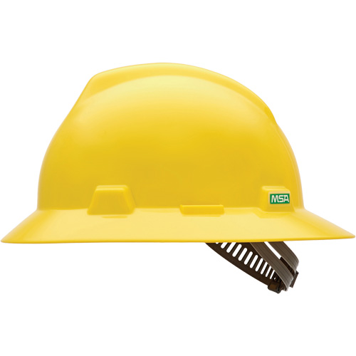 V-Gard&reg; Slotted Full-Brim Hardhat, Pinlock Suspension, Non-Vented Les Fournitures Industrielles Méga