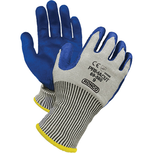 Gants r&eacute;sistant &agrave; la coupe PrimaCut, 9, Calibre 13, Rev&ecirc;tement Nitrile, ANSI/ISEA 105 niveau 4/EN 388 niveau 5 Les Fournitures Industrielles Méga