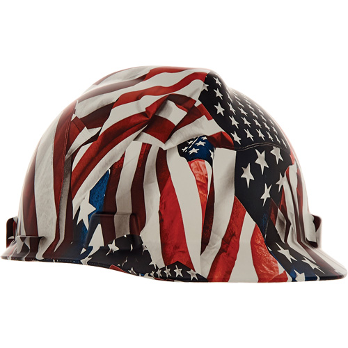 Casque de s&eacute;curit&eacute; Hydro Dip V-Gard, R&eacute;pond aux normes CSA type 1, Suspension Rochet, Non ventil&eacute; Les Fournitures Industrielles Méga