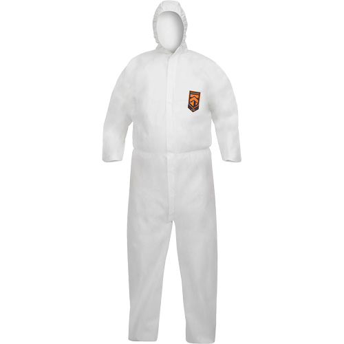 KleenGuard A40 Disposable Coveralls, Medium, White, Microporous Les Fournitures Industrielles Méga