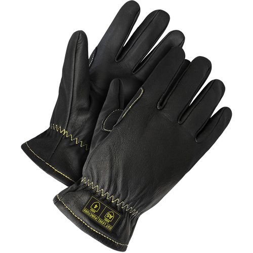 Gants r&eacute;sistants aux huiles Deny, 3T-Grand, Paume en Cuir fleur de ch&egrave;vre Les Fournitures Industrielles Méga