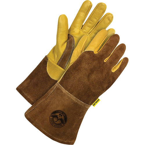 Welder's Gloves, Grain Cowhide, Size 2X-Large Les Fournitures Industrielles Méga