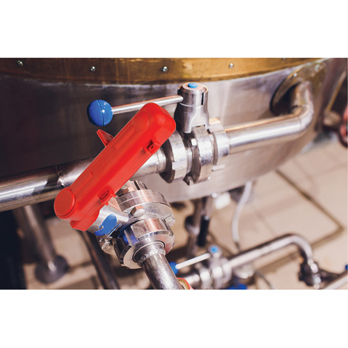 Dispositif de cadenassage pour poign&eacute;e de tirage, Type Papillon Les Fournitures Industrielles Méga