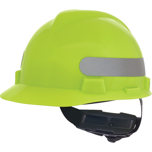 Casque de s&eacute;curit&eacute; &agrave; fentes V-Gard, R&eacute;pond aux normes CSA type 1, Suspension Rochet, Non ventil&eacute; Les Fournitures Industrielles Méga