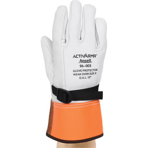 96-003 High Voltage Leather Protector Gloves, Size 8, 12" L Les Fournitures Industrielles Méga