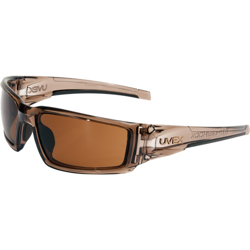 Uvex HydroShield&reg; Hypershock&reg; Safety Glasses, Espresso Lens, Anti-Fog/Anti-Scratch, ANSI Z87+/Meets/Exceeds CSA Z94.3 Les Fournitures Industrielles Méga