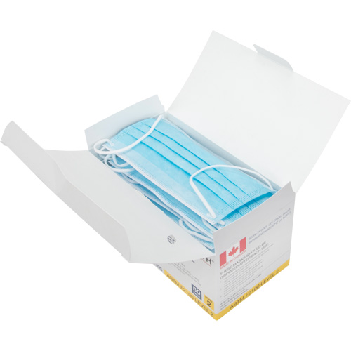 Masques d'intervention jetables, ASTM F2100 Niveau 2, Classe 1 Les Fournitures Industrielles Méga