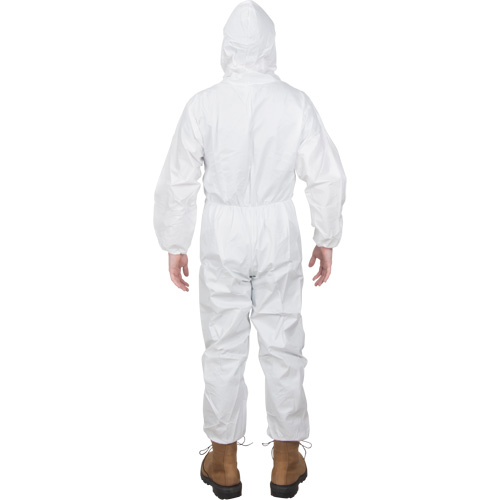Premium Hooded Coveralls, 2X-Large, White, Microporous Les Fournitures Industrielles Méga