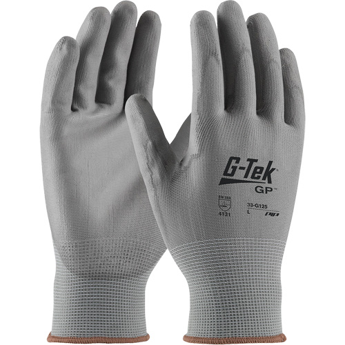 Gants enduits G-Tek GP, T-Grand, R&ecirc;vetement Polyur&eacute;thane, Calibre 13, Enveloppe en Nylon Les Fournitures Industrielles Méga