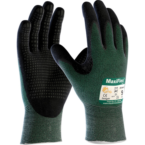 ATG MaxiFlex&reg; Cut Gloves, X-Large, 15 Gauge, Foam Nitrile Coated, ASTM ANSI Level A2/EN 388 Level 3/EN 388 Level B Les Fournitures Industrielles Méga