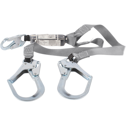 Dynamic Dyna-One Energy Absorber Lanyard, 2 Legs, 6', CSA Class B, Polyester Les Fournitures Industrielles Méga