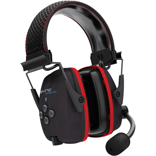 Protecteur auditif sans fil avec audio Bluetooth, Style Bandeau, 25 dB Les Fournitures Industrielles Méga