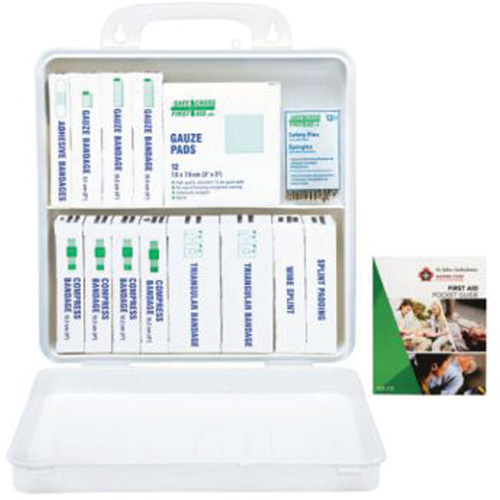 Trousse de premiers soins de travailleur isol&eacute; pour camion, R&eacute;pond &agrave; la norme CSA Z1220-17 type 1 individuelle, Personnel (1 travailleur) Les Fournitures Industrielles Méga