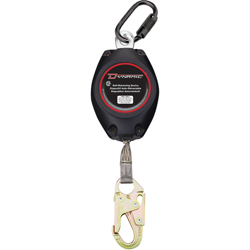 Cordage de s&eacute;curit&eacute; autor&eacute;tractable Dynamic, 20', Dyneema, Pivotant Les Fournitures Industrielles Méga