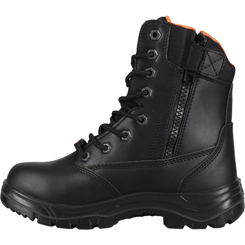 Safety Boots, Leather, Steel Toe, Size 6, Impermeable Les Fournitures Industrielles Méga