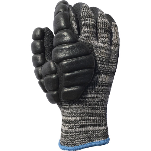 Anti-Impact Coated Hammer Gloves, 8/Medium, Synthetic Palm, Elastic Cuff Les Fournitures Industrielles Méga