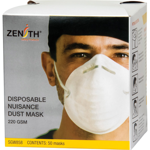 Masques jetable contre les poussi&egrave;res nuisibles Les Fournitures Industrielles Méga