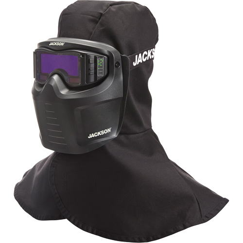 Masque de soudage Rebel ADF, 3,5" lo x 1,3" la Champ de vision, Teinte 3/5-12, Noir Les Fournitures Industrielles Méga