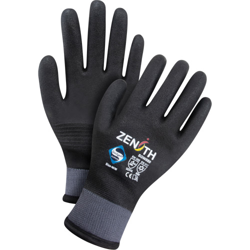 Gants enduits ZX-30° de premi&egrave;re qualit&eacute;, T-Grand, R&ecirc;vetement Mousse de PVC, Calibre 15, Enveloppe en Nylon Les Fournitures Industrielles Méga